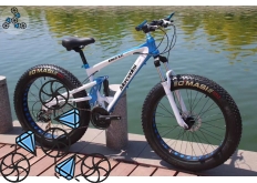 Велосипед FatBike Mercedes M3 White Blue
